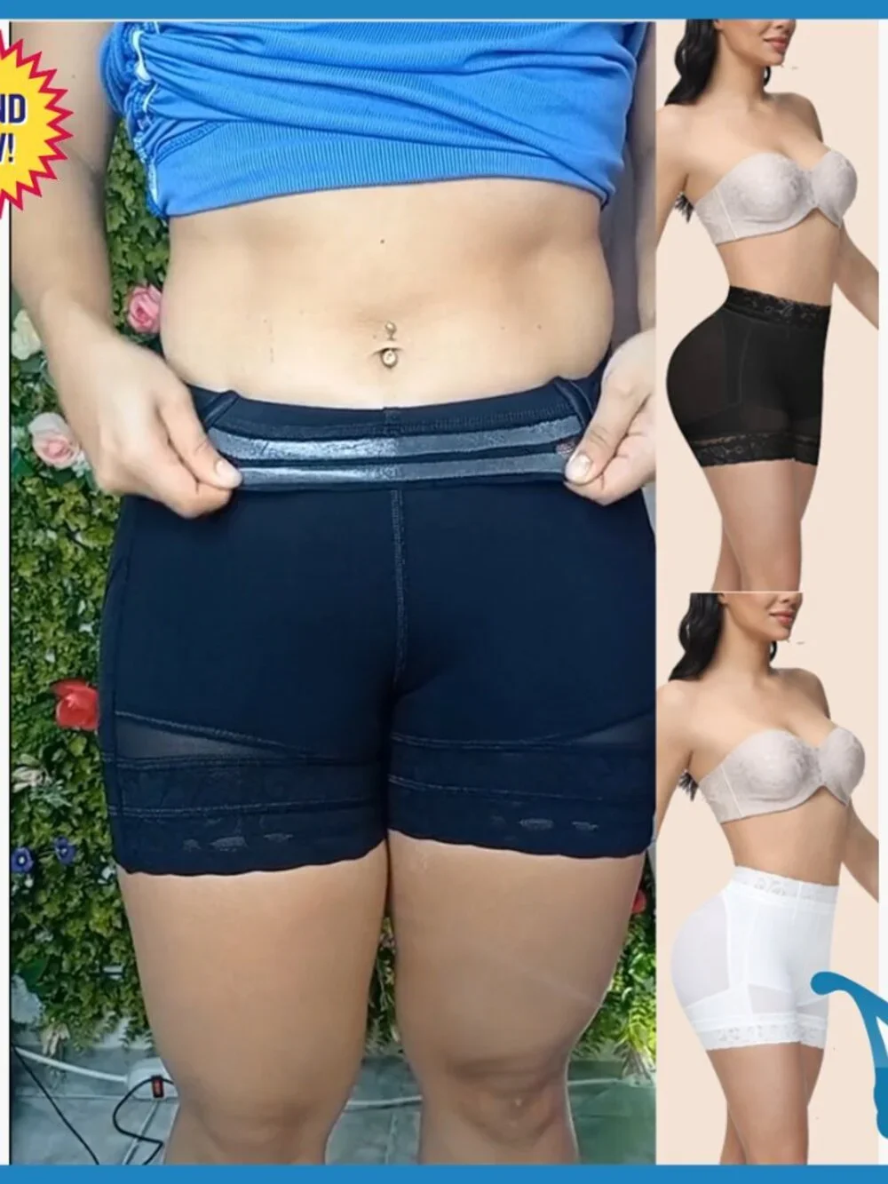 Tummy Control Shapewear Shorts Butt Lift Medium Spandex Slimmer